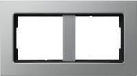 Gira E22 Алюминий Рамка для комбинаций без перегородки