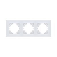 Рамка 3-постовая, стекло белый Kollinger Reflex MG RM3WH