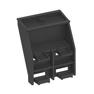 OBO Bettermann Крепежный зажим для гибкого кабель-канала для настольного бокса DB, черный