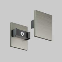 TR5735H-DN Торцевая заглушка высокая, для использования с экраном, для трека Shine, серия Base, комплект 2 шт, темный никель, алюминий