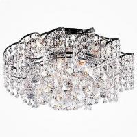 Потолочная люстра с хрусталем 16017/6 хром Eurosvet Charm Потолочная люстра с хрусталем 16017/6 хром Eurosvet Charm