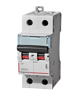 Legrand DX3 Автоматический выключатель 2P 10A (С) 6000/10kA
