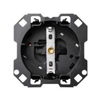 Simon 100 Розетка с заземлением и шторками Schuko 2Р+Е 16A 250В~ с безвинтовым подключением 1Click