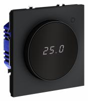 Терморегулятор электронный VOLTUM S70 с индикацией и датчиком, для теплого пола, (графит)
