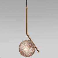 Подвесной светильник с плафоном 50213/1 латунь Eurosvet Shape