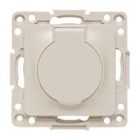 EKF PROxima Стокгольм Белый Розетка с/з, со шторками и крышкой, 16А, IP44