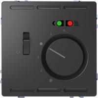 SE Merten D-Life Антрацит Терморегулятор теплого пола с центр. пл. с выкл. +4м 230В