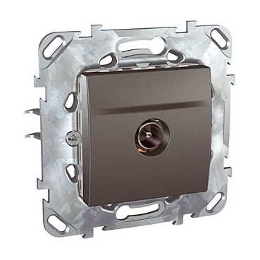 Schneider Electric Unica Белый Розетка комп(RJ45) 1-ая кат.5е с полем для надписи