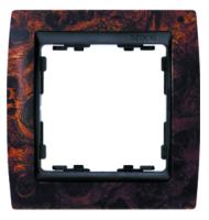 Simon 82 Орех/Графит Рамка 3-ая