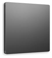 Лицевая панель ALFA (Антрацит серый) заглушка для суппорта QUANT AP6660