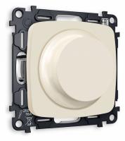 Комплект механизма светорегулятора универсального поворотно-нажимного OMEGA MO325510 Бежевый матовый 25-600W/LED 5-300W QUANT