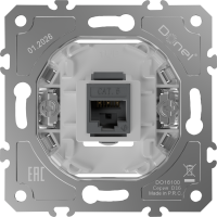 Donel Механизм розетки RJ45 одиночная cat.6/ClassE-8, серия D16, DO16100