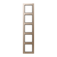 JUNG A 500 Шампань Рамка 5-ая