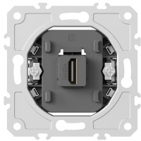 Donel Механизм HDMI 2.0a, черный, разъем Type A 180° 4K Full HD @ 60 Hz 3D, HDR, серия DB, DB20200