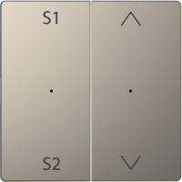 SE Merten D-Life Никель PlusLink Клавиша 2-ая с S1/S2, вх/вз