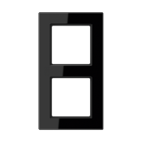 JUNG Рамка 2-кратная, чёрный