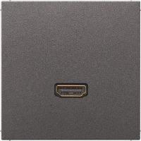 JUNG Антрацит Накладка/вставка для розетки HDMI