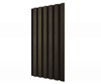 Комплект акуст.панелей, черный войлок, 600х300х19мм, рейки ЭКОПОЛИМЕР, шампань/2шт