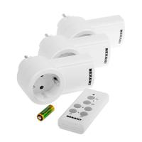 Радиоуправляемая розетка c пультом RX-003 (один пульт, три розетки) Rexant Радиоуправляемая розетка c пультом RX-003 (один пульт, три розетки) Rexant