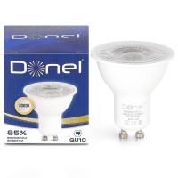 Donel Светодиодная лампа 7Вт, MR16, 220В, GU10, 4000K, 525Лм, Ra>80, 60°, D50хH55мм, DN03001N7GU10