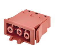 Simon Connect Красный Разъём Quick Connection "мама" 3 контакта под вилку CR0004-..