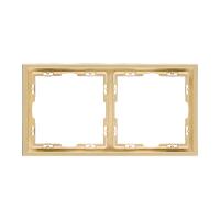 Рамка 2-постовая, золотой Kollinger Eclipse EC2GD