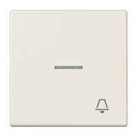 JUNG Клавиша для выключателя с символом «Звонок», слоновая кость