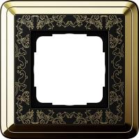 Gira ClassiX Art Латунь/Черный Рамка 1-ая