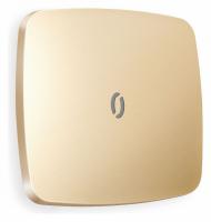 Лицевая панель OMEGA (Шампань) для 1-клавишных выключателей с подсветкой QUANT OP6020