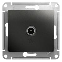 SE Glossa Антрацит Розетка TV проходная 4DB
