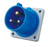 Dekraft Вилка для скрытой проводки 2Р+РЕ 16А 220В IP44 ВЩ-103