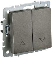 IEK BRITE Выключатель жалюзи 10А ВС10-1-5-БрТБ бр.