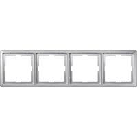 SE Merten SD Artec Алюминий Рамка 4-ая (термопласт)