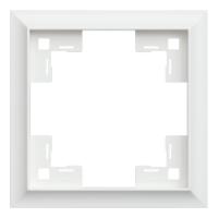 Одноместная рамка классик, белый сатин (35910 MW)