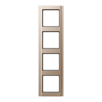 JUNG A 500 Шампань Рамка 4-ая