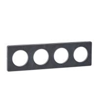 SE Odace Сланец/Алюминий Рамка 4-ая