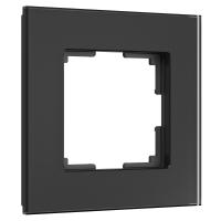 Рамка из стекла на 1 пост Senso черный soft-touch W0013108