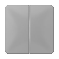 JUNG 2-клавишная накладка для пульта КNX, серая, для серии СD