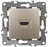 ЭРА 12-3114-04 Шампань Розетка HDMI, IP20, 12