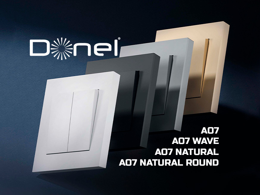 Обзор серии розеток и выключателей Donel A07, A07 Wave, A07 Natural и A07 Natural Round Обзор серии розеток и выключателей Donel A07, A07 Wave, A07 Natural и A07 Natural Round