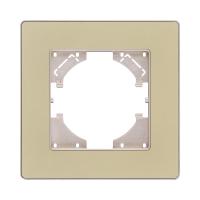 Рамка 1-постовая, золотой Kollinger Eleganz Acryl EA1GD