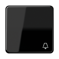 JUNG CD 500/CD plus Черная Клавиша 1-ая с символом ЗВОНОК