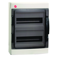 DKC Щиток настен.с двер.24мод.,IP65,сер.,с усил. клем.блок.2х87308