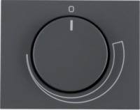 Berker K.1 Антрацит матовый Центральная панель с регулирующей кнопкой для регулятора числа оборотов