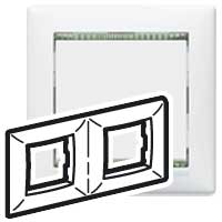 Legrand Valena Бел/кристалл Рамка 2-ая гориз