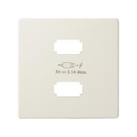 Simon 82 Detail Слоновая кость Накладка для зарядного устройства 2*USB