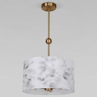 Потолочный светильник с тканевым абажуром 60174/3 латунь Eurosvet Brume