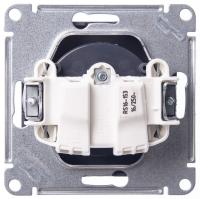 Systeme Electric Wessen 59 Черный бархат Розетка б/з без шторок, 16А