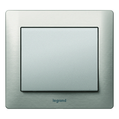 Legrand Galea Life Тертый Алюминий/Brushed Aluminium Рамка 1-я