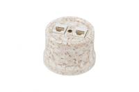 BIRONI Лизетта Керамика Мрамор Розетка 2-ая RJ45